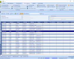 Back Office List Screenshot
