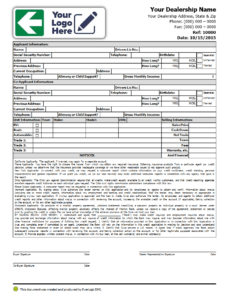 RV, Trailer, Golf Cart Dealer Management System - Credit App Image for Wordpress