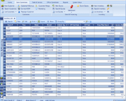 Inventory List Screenshot