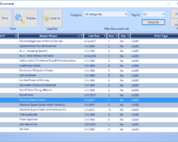 Closing Documents Screenshot