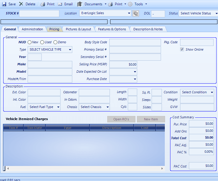 How much does RV dealership software cost? | EverLogic