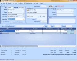 Order Parts Screenshot